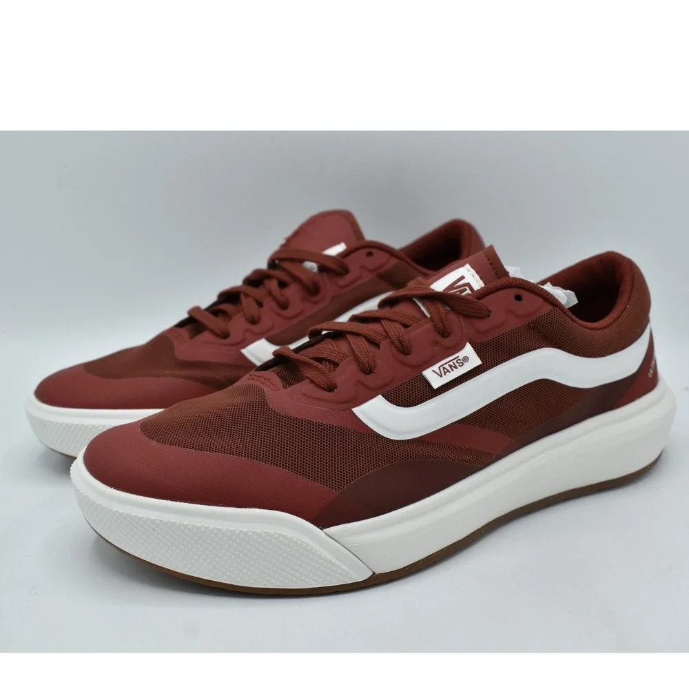 Vans Womens Size 8.5 MTE Ultrarange 2.0 RW Bordeaux Red Lace Up Sneakers Shoes